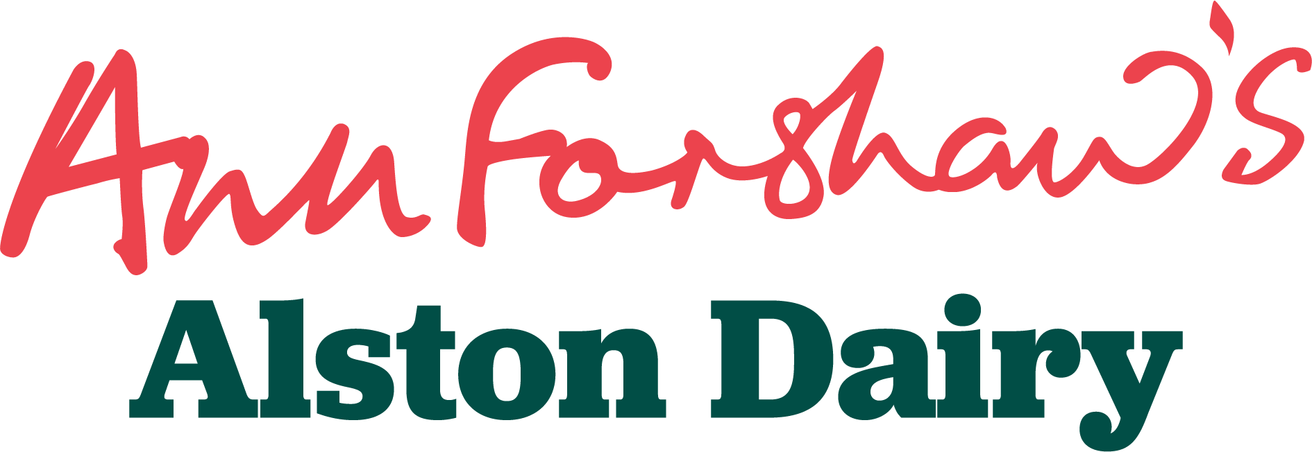 Ann Forshaw's Alston Dairy logo