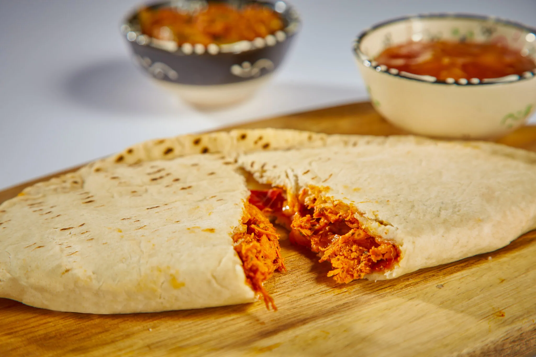 Chicken Tandoori Filled Naans