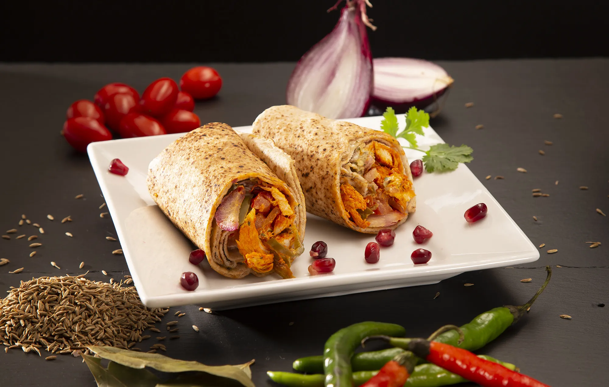 Tandoori Chicken Wrap